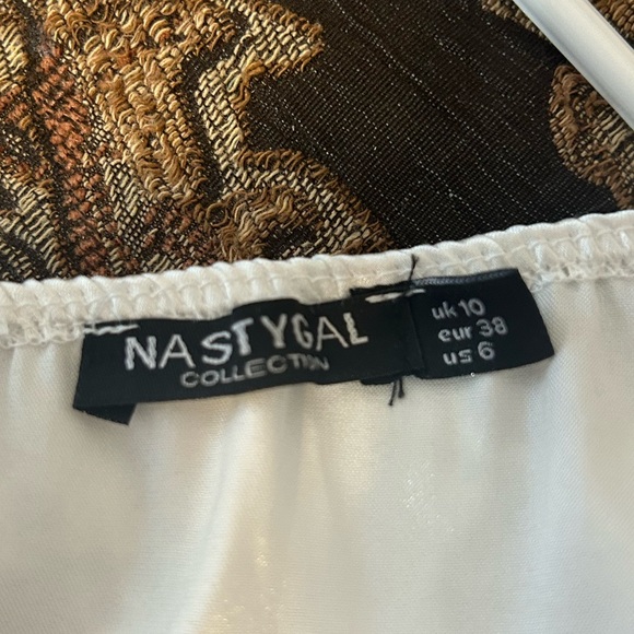 NASTY GAL COLLECTION SIZE uk 10 eur 38 us 6 white color - Picture 3 of 3
